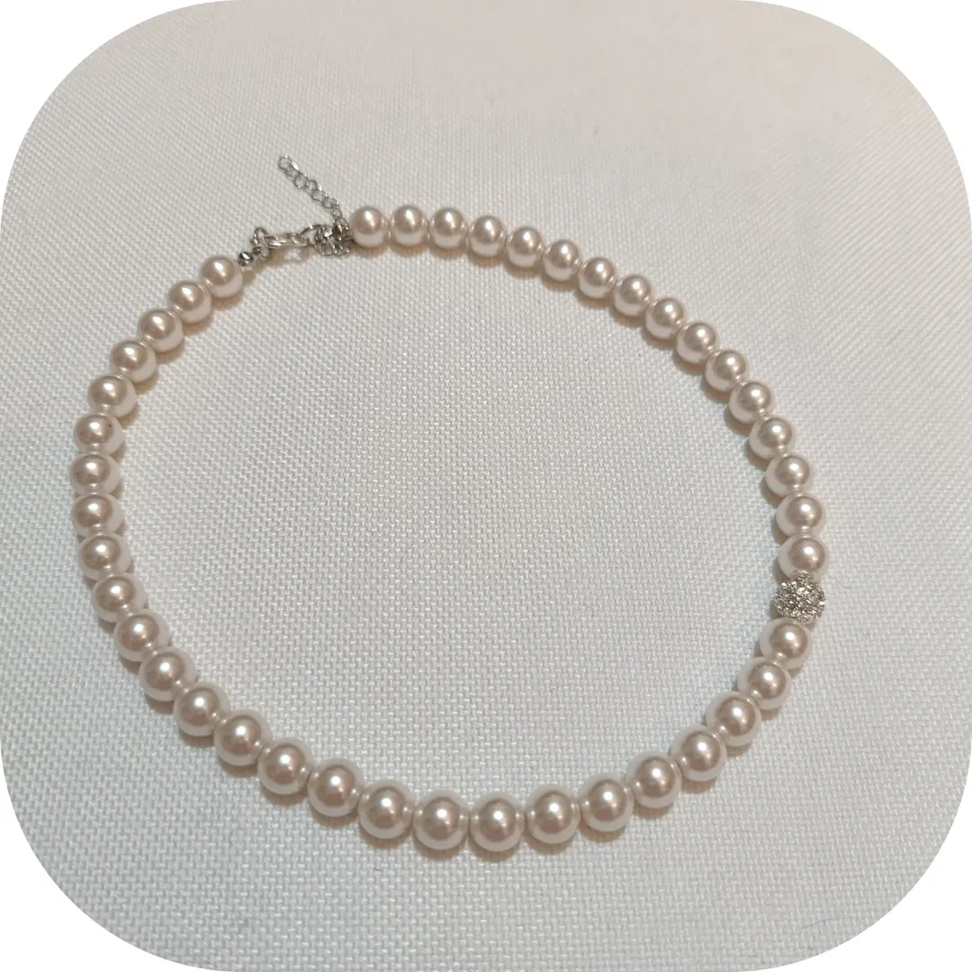 گردنبند مروارید دستساز