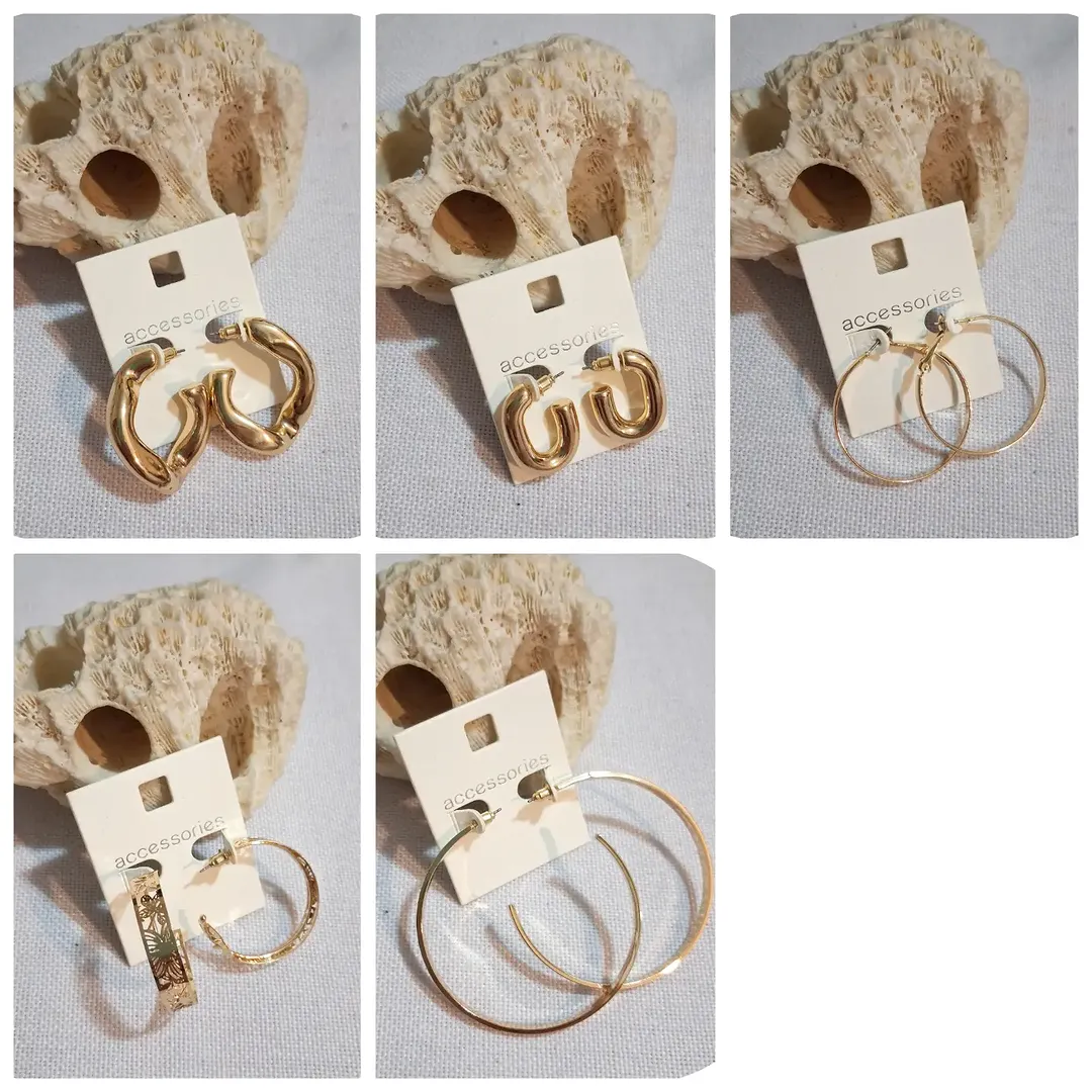 گوشواره تیم حلقه و حلقه ای برند اروپایی