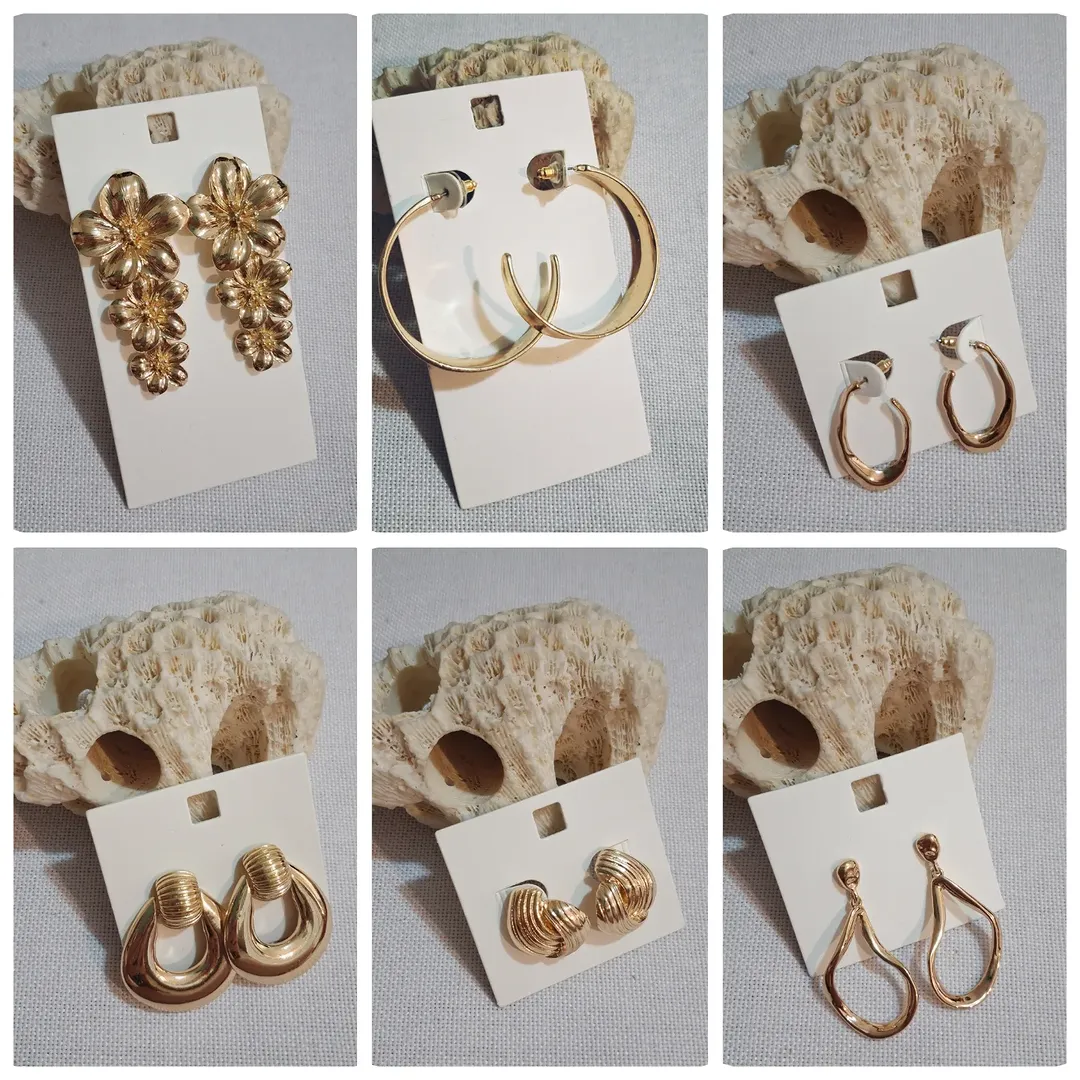 گوشواره طرح طلا دفرمه